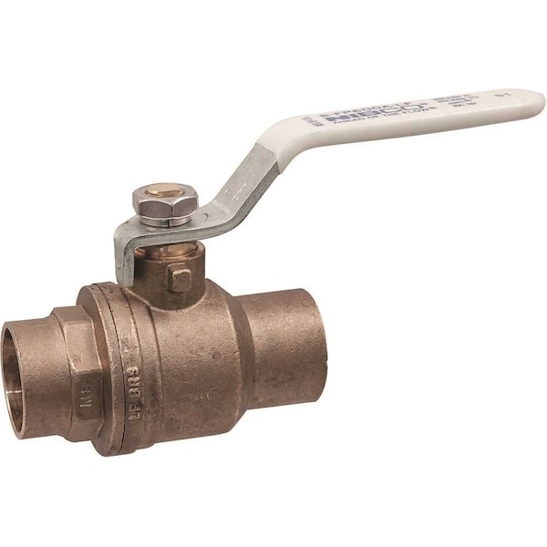 1-1/2 in. Brass Lead Free C x C Ball Valve
